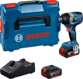 케이스가 포함된 Bosch GDS 18V-750 무선 충격 렌치 세트.