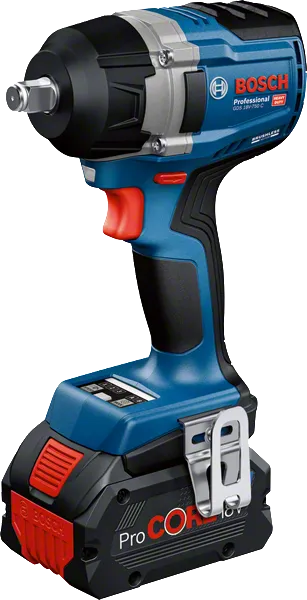 ProCORE18V 배터리가 장착된 Bosch 무선 충격 렌치 GDS 18V-750.