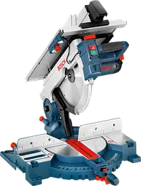 통합 테이블 톱이 장착된 Bosch GTM 12 콤비네이션 톱.