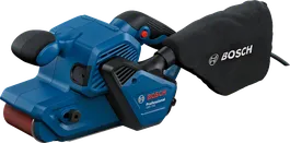 먼지백이 달린 Bosch GBS 750 벨트 샌더.