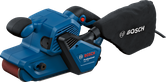 먼지백이 달린 Bosch GBS 750 벨트 샌더.
