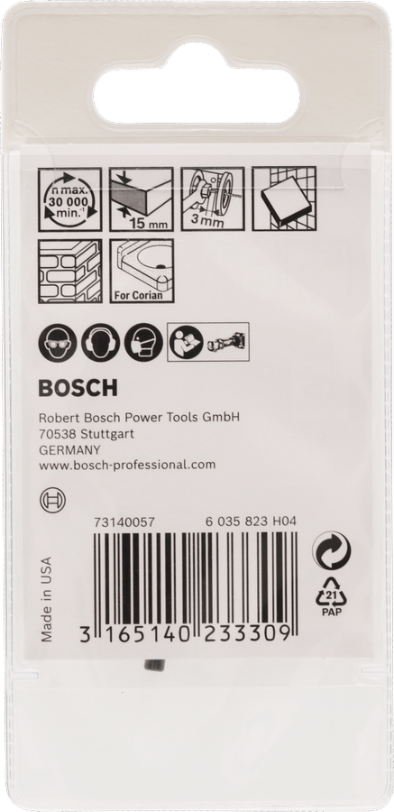 Bosch 벽타일 절단용 비트 3.2mm (타일 및 코리안용).