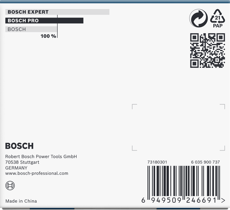 Bosch PRO 임팩트 소켓 세트 1/2인치 특대 깊이 3개.