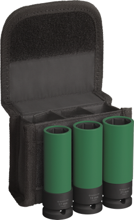 Bosch PRO 임팩트 소켓 세트 1/2인치 특대 깊이 3개.