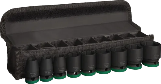 Bosch PRO 임팩트 소켓 세트 1/2인치, 9개입.