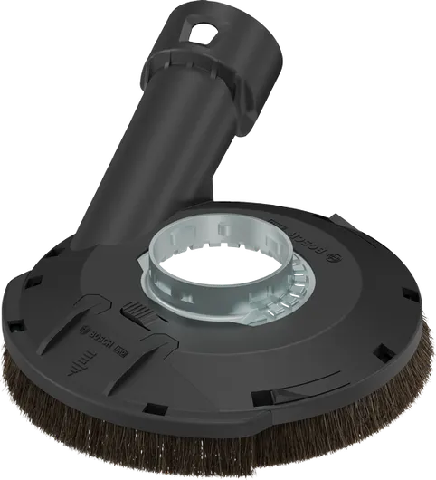 PRO 집진 후드 115mm 및 125mm 분쇄기용 Bosch PRO 먼지 배출 후드.