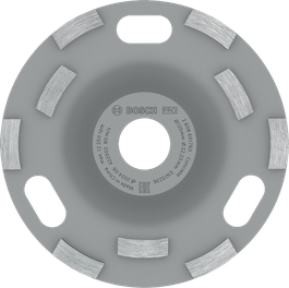 콘크리트 표면을 매끄럽게 하는 Bosch PRO 콘크리트 연삭 헤드 125mm.