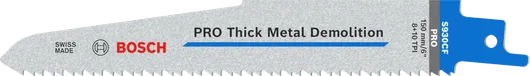 Bosch PRO 두꺼운 금속 파괴용 S930CF 블레이드, 마이크로 엣지.
