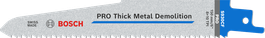 Bosch PRO 두꺼운 금속 파괴용 S930CF 블레이드, 마이크로 엣지.