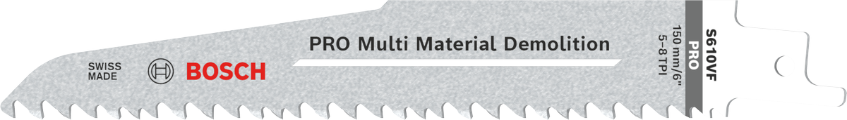 Bosch PRO 다중 재료 파괴 S610VF 톱날.