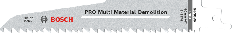 Bosch PRO 다중 재료 파괴 S610VF 톱날.