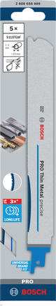 Bosch PRO Thin Metal 정밀 S1137EAF 블레이드 5개.