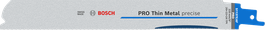 Bosch PRO Thin Metal 정밀 S1137EAF 블레이드는 정밀한 금속 절단에 적합합니다.