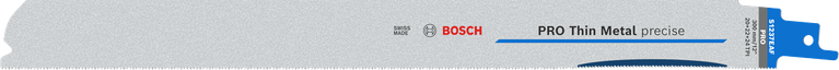 Bosch PRO Thin Metal 정밀 S1237EAF 블레이드는 정밀한 금속 절단에 적합합니다.