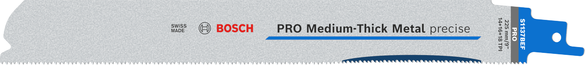 Bosch PRO 중간 두께 금속 정밀 S1137BEF 블레이드.