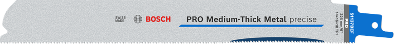 Bosch PRO 중간 두께 금속 정밀 S1137BEF 블레이드.