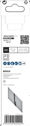 Bosch PRO 두꺼운 금속 S937HBF 블레이드 150×25×1.1mm 5개.