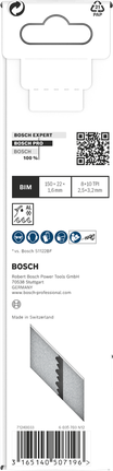 PRO Thick Metal Demolition S930CF 날, 1.6 x 22 x 150mm, 5개 Bosch PRO S930CF 두꺼운 금속 파괴용 칼날 5개 150×22×1.6mm.