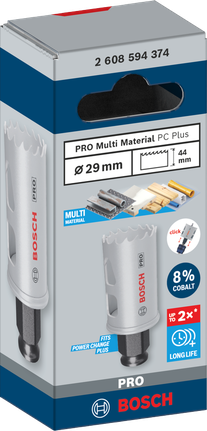 PRO Multi Material PC Plus 홀쏘, 29mm PRO Multi Material PC Plus 홀쏘, 29mm