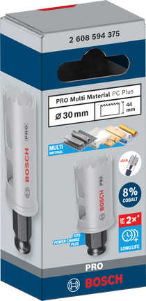 PRO Multi Material PC Plus 홀쏘, 30mm PRO Multi Material PC Plus 홀쏘, 30mm