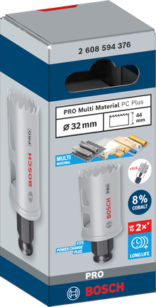 PRO Multi Material PC Plus 홀쏘, 32mm PRO Multi Material PC Plus 홀쏘, 32mm