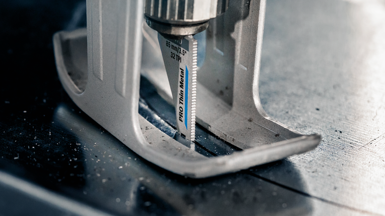 PRO Thin Metal S325GF 날, 1.25 x 7 x 85mm, 5개 얇은 금속을 직선으로 자르는 퍼즐.