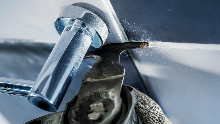 PRO MATI 68 RT3 멀티커터 날, 2.8 x 68mm 타일 사이의 그라우트를 절단하는 진동 도구입니다.