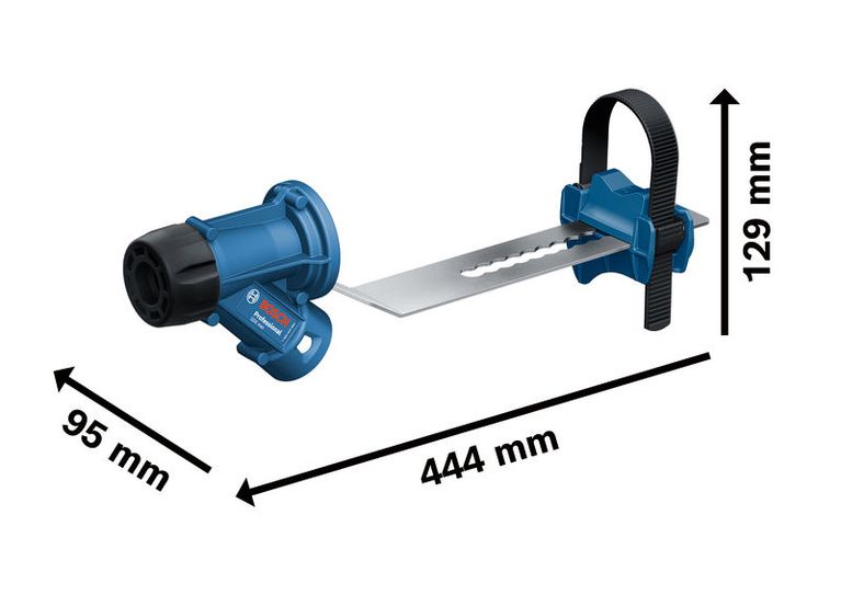 SDS max용 Bosch GDE max 집진 부착물.