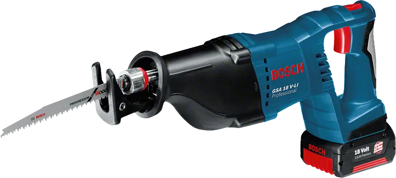 목재용 Bosch 무선 왕복톱 GS4 18 V-LI.