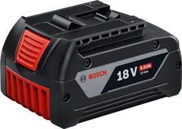 Bosch 18V 5.0Ah 리튬이온 배터리 팩.
