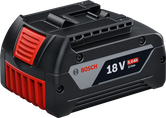 Bosch 18V 5.0Ah 리튬이온 배터리 팩.