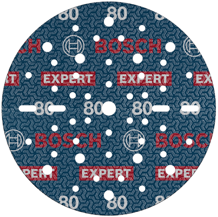 EXPERT O780 포일 샌딩 디스크, 150mm, G80 Bosch EXPERT O780 150mm 샌딩 디스크, 그릿 80.