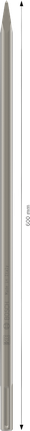 PRO SDS max-4C 포인트 치즐 600mm Bosch PRO SDS max-4C 뾰족 끌 길이 600mm.