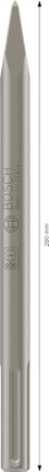 PRO SDS max-4C 포인트 치즐 280mm Bosch PRO SDS max-4C 뾰족 끌 280mm.