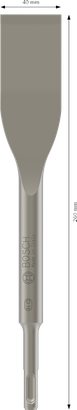 Bosch PRO SDS plus-5C 타일 끌, 40 x 260 mm.