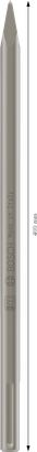 Bosch PRO SDS max-4C 철거용 400mm 포인트 끌.
