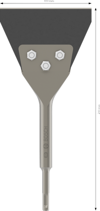 Bosch PRO SDS 플러스 바닥 스크레이퍼, 절단 모서리 130mm.