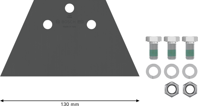 Bosch PRO SDS 플러스 130mm 바닥 스크레이퍼 교체 세트.