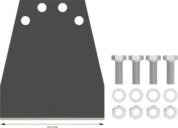 Bosch PRO SDS max 바닥 스크레이퍼 교체 세트 152mm.