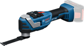 Starlock 시스템이 장착된 Bosch GOP 18V-40 무선 멀티툴.