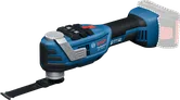Starlock 시스템이 장착된 Bosch GOP 18V-40 무선 멀티툴.