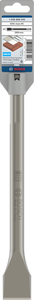 PRO SDS max-4C 플랫 치즐, 25 x 280mm Bosch PRO SDS max-4C 플랫 끌 25 x 280mm.