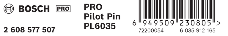 Bosch PRO Pilot Pin PL6035 포장.