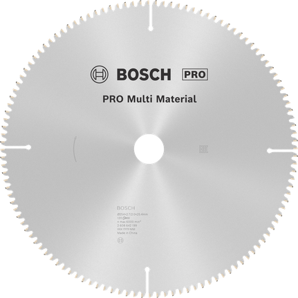 Bosch PRO 멀티 머티리얼 원형 톱 블레이드 254mm.