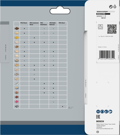 PRO Wood cordless 원형 톱날, 165 x 1.5 x 20mm, T48 Bosch PRO Wood 무선 원형 톱날 165 x 1.5 x 20 mm T48.
