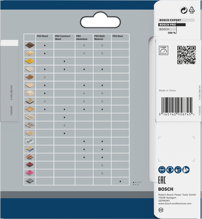 무선 톱용 Bosch PRO 다중 소재 원형 톱날 85mm.