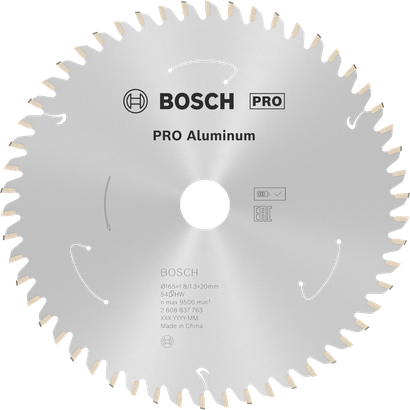 PRO Aluminium cordless Bosch PRO 알루미늄 원형 톱날, 54개 이빨