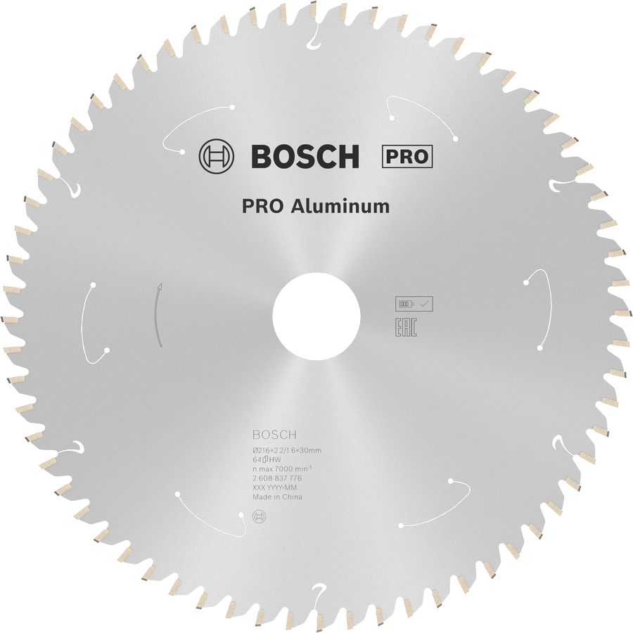 Bosch PRO 알루미늄 무선 원형 톱날 216mm.