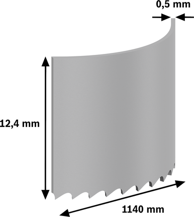Bosch PRO CB4418 밴드톱 블레이드 1140mm, 18 TPI.