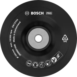각도 그라인더용 Bosch PRO 백킹 패드 소프트 100mm.
